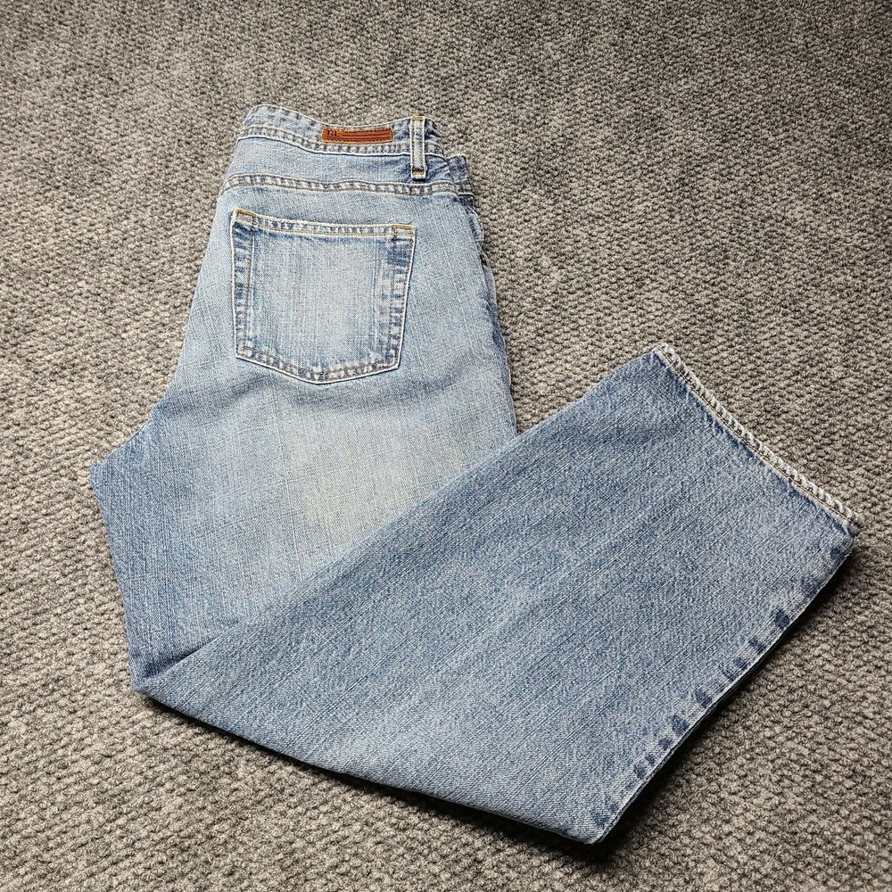Ralph Lauren Polo Women's Saturday Jean Size 10 Light Wash Blue Straight Leg